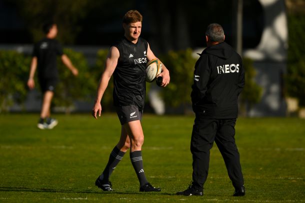 Jordie Barrett of the New Zealand All-Blacks