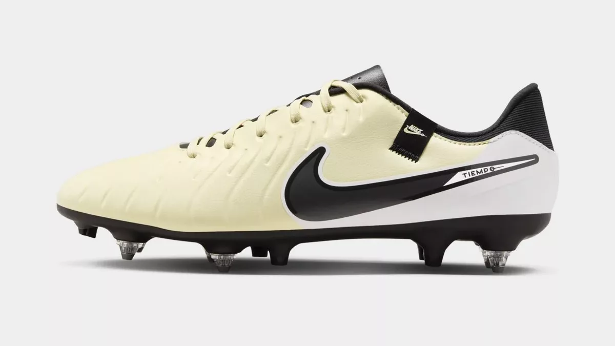 Nike Tiempo Legend Academy SG Rugby Boots. Available to purchase at Lovell Rugby.