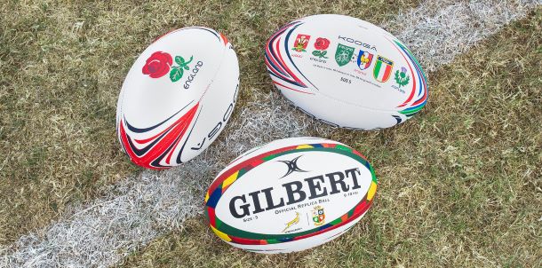 Replica Rugby Balls featuring Gilbert & Kooga - Available at Lovell-rugby.co.uk