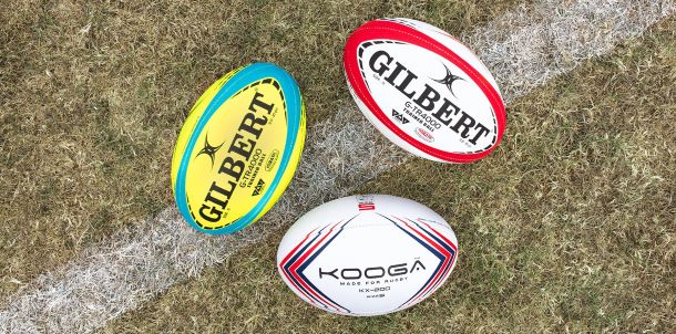 Rugby Training Balls featuring Gilbert & Kooga - Available at Lovell-rugby.co.uk