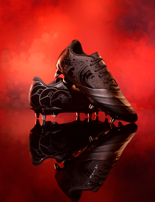 Canterbury Phoenix Genesis Team Rugby Boots in Black. Now available at Lovell Rugby.
